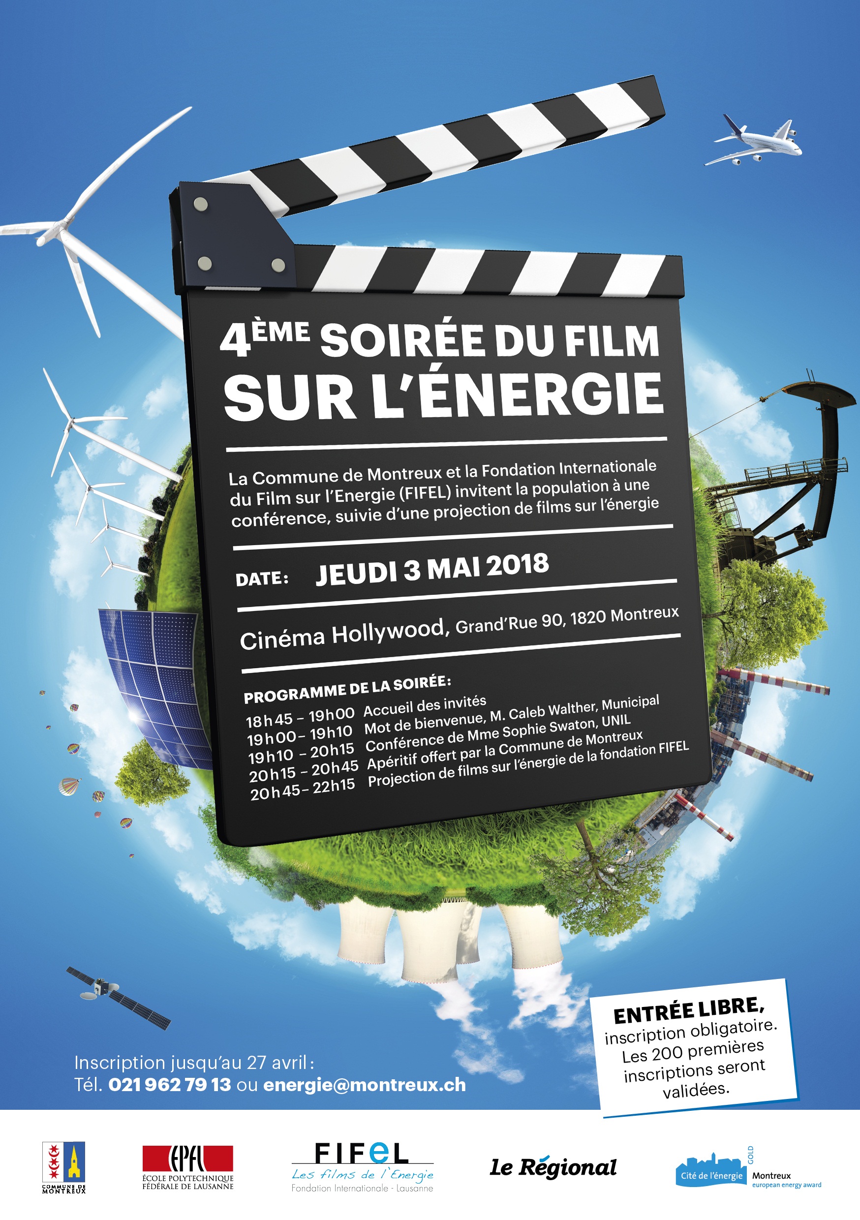 La quatrième soirée du film sur l’énergie se déroulera la semaine prochain à Montreux
